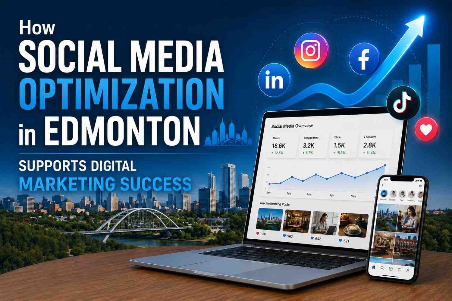 Social media optimization in Edmonton